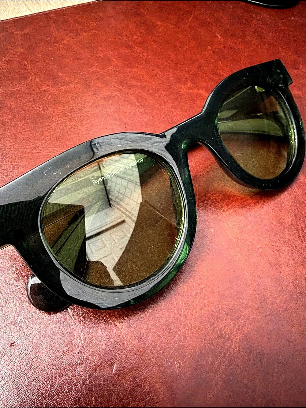 Ryan Simkhai Eyeshop RONAN Green Sunglasses